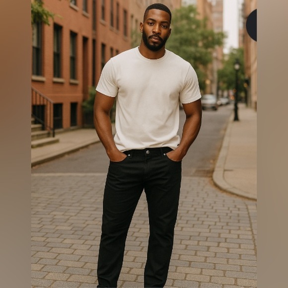 Denizen from Levi's Black Slim Straight Jeans - Picture 1 of 7